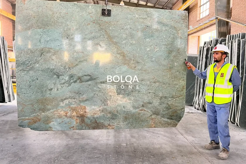 Iran turquoise granite slab