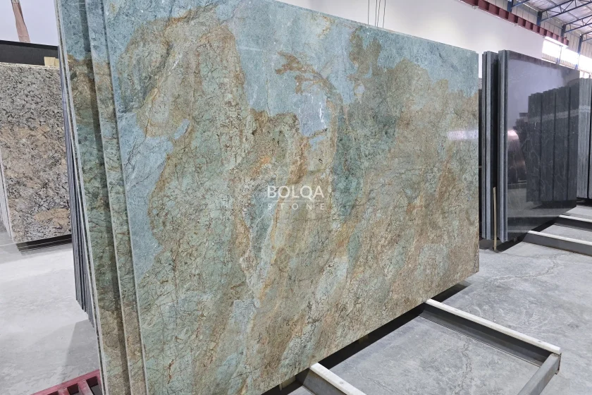 Turquoise Granite (Miracle) - Slab - Polished