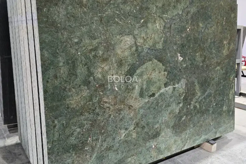 turquoise granite (Miracle) - Slab - Polished - 1