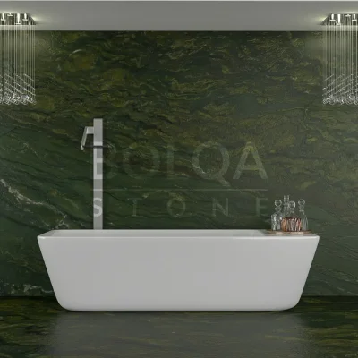 Green Granite (Uranus) - Slab - Leathered finishing - Cladding