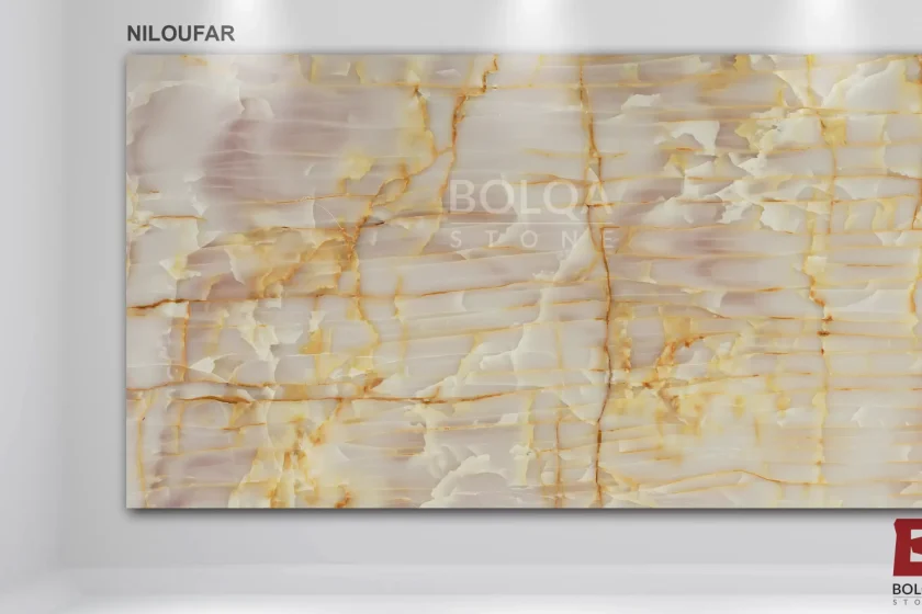 Iran Pink Onyx slab NILOUFAR | BOLQA