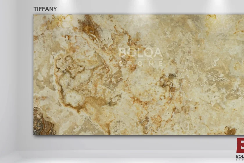 Yellow onyx slab - Tiffany - Polished
