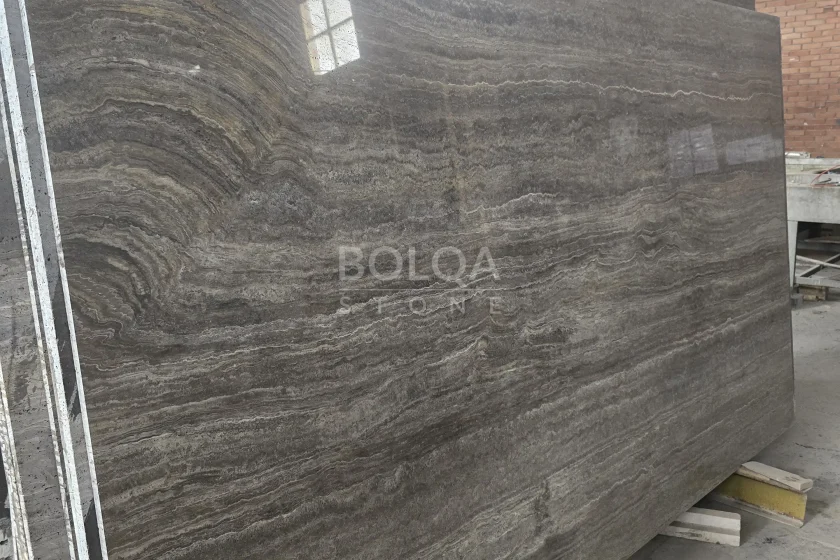 Titanium Travertine slab