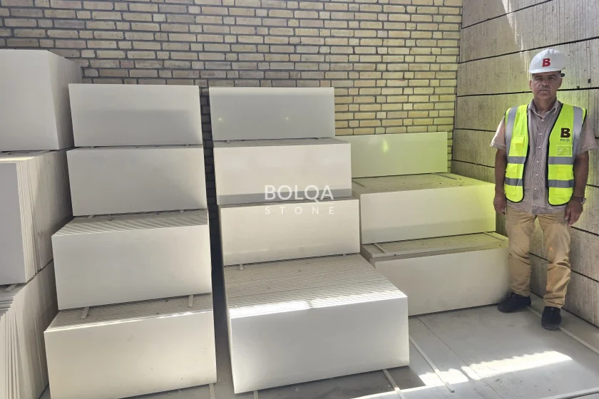 Super white limestone - tiles
