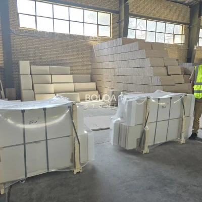 Super white limestone - tiles - Packaged