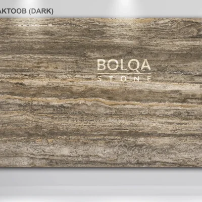 Silver travertine Maktoob - Slab - Polished