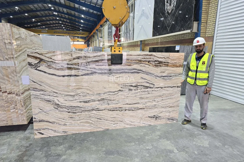 Beige Onyx (Karmania) - Slab - Polished
