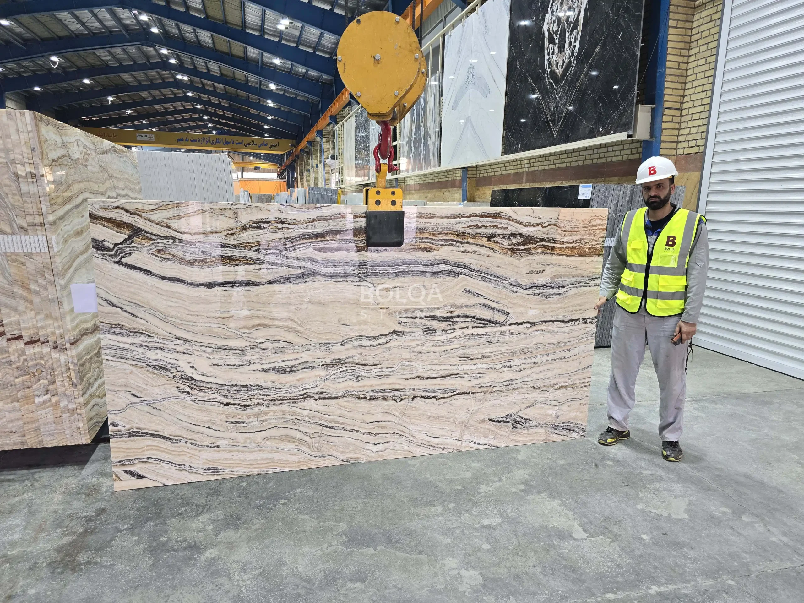Beige Onyx (Karmania) - Slab - Polished