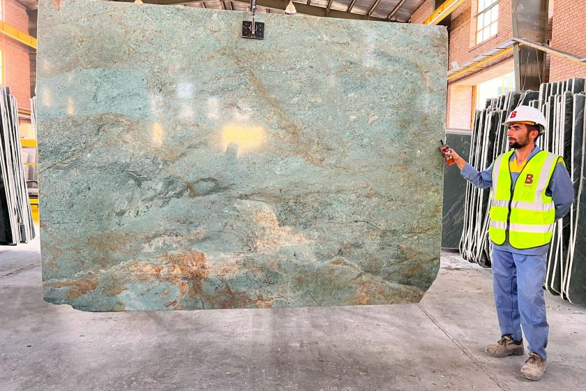 Iran turquoise granite slab Miracle