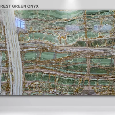 Iran forest green onyx | BOLQA Stone Group