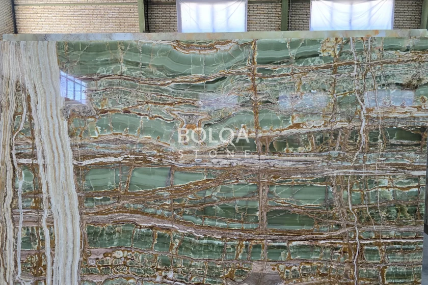 Iran forest green onyx
