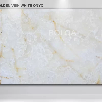 Iran golden vein white onyx