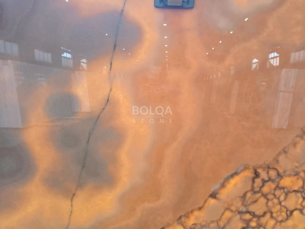 Iran brown onyx back light