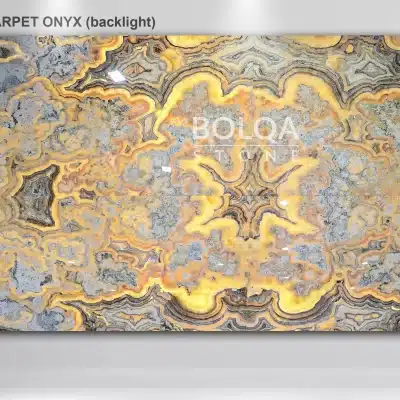 Iran carpet onyx slab backlight