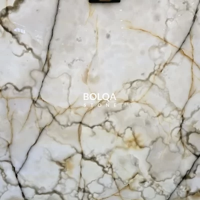 Iran natural pink onyx - backlight