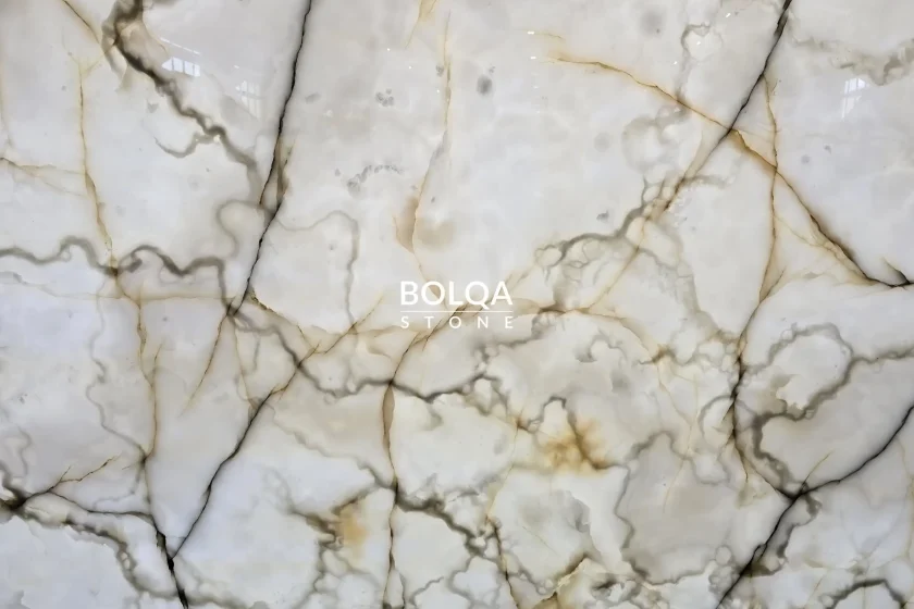 Iran natural pink onyx - backlight
