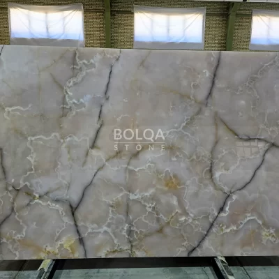 Iran natural pink onyx photo