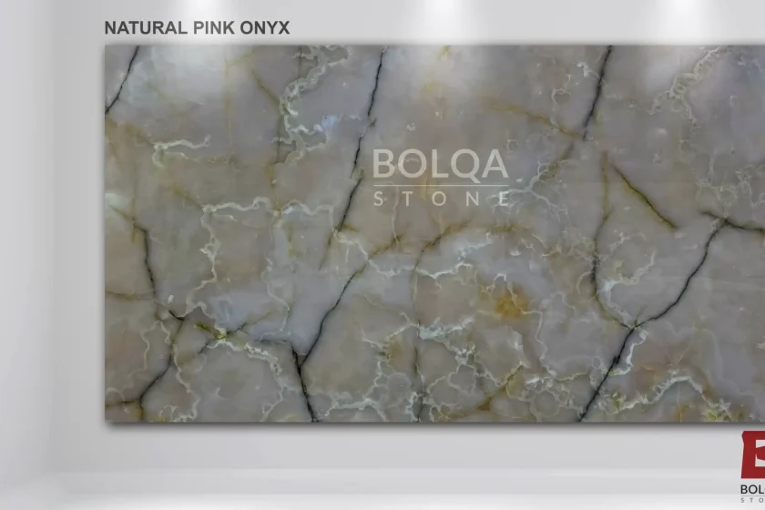 Iran natural pink onyx