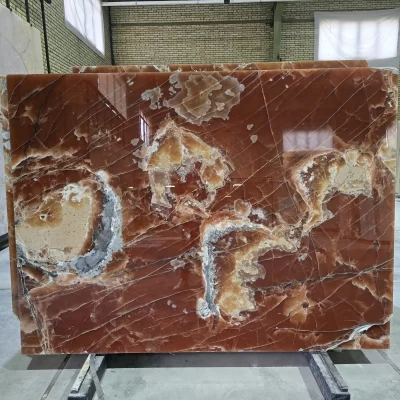 Iran coca cola onyx slabs by BOLQA Stone Group