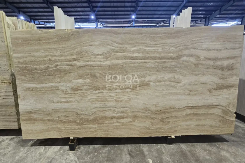 Iran cream travertine (rhino) - Honed filled Grade A